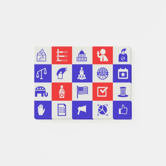 Stemstem Verenigde Staten Post-it® Notes (Voorkant)