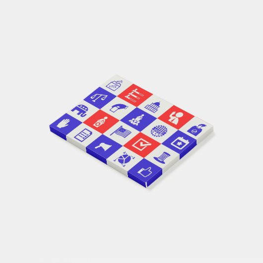 Stemstem Verenigde Staten Post-it® Notes (Schuin)