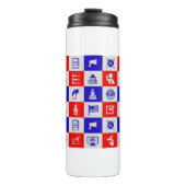 Stemstem Verenigde Staten Thermosbeker (Voorkant)