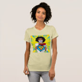 Stemstem voor het T-shirt van de vrouw (Voorkant volledig)