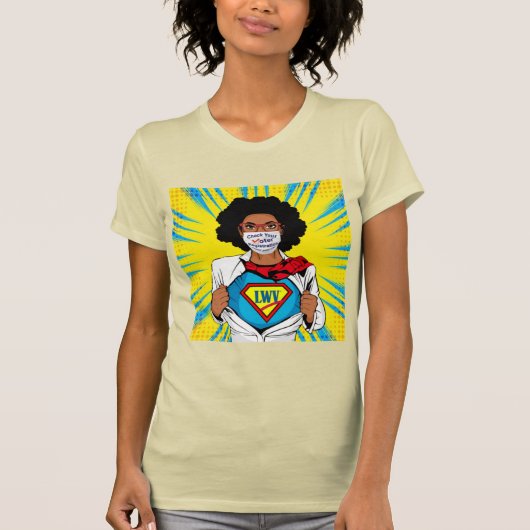 Stemstem voor het T-shirt van de vrouw (Voorkant)
