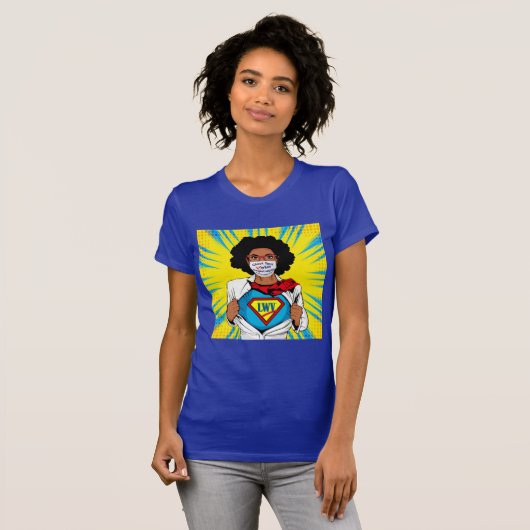 Stemstem voor het T-shirt van de vrouw (Voorkant volledig)