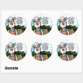 Stemstemmen Ronde Sticker (Vel)