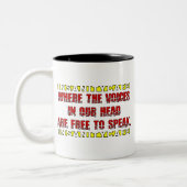 Stemstemmen Tweekleurige Koffiemok (Links)