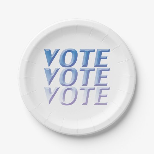 "Stemstemming" Blauw witboek - Papier Bord (Voorkant)