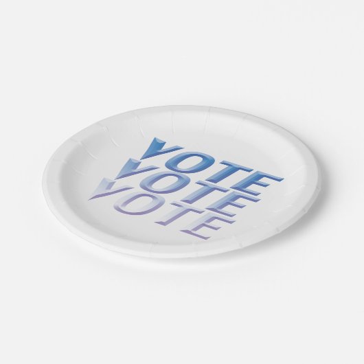 "Stemstemming" Blauw witboek - Papier Bord (Gekanteld)