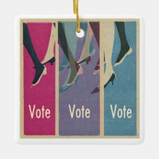 Stemstemming Keramisch Ornament (Voorkant)