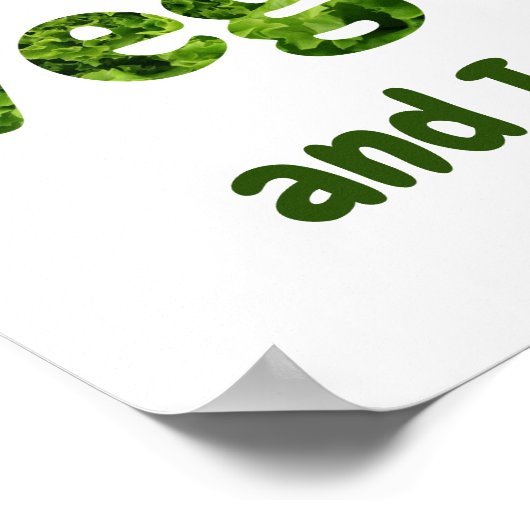 Stemster Vegan-activiste aanpassen Poster (Hoek)