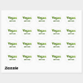 Stemster Vegan-activiste aanpassen Ronde Sticker (Vel)
