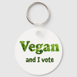 Stemster Vegan-activiste aanpassen Sleutelhanger