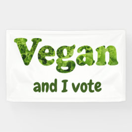 Stemster Vegan-activiste aanpassen Spandoek