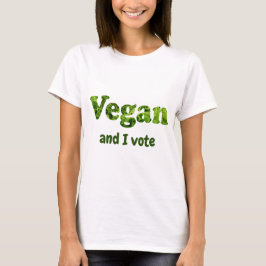 Stemster Vegan-activiste aanpassen T-shirt