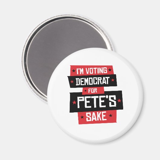 Stemster voor Pete's Sake Magneet (Voorkant / Achterkant)