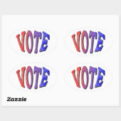 Stemstickers Ovale Sticker (Vel)