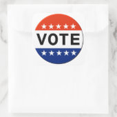 Stemstickers Vierkante Sticker (Tas)