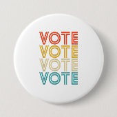 Stemstijl ronde button 7,6 cm (Voorkant)