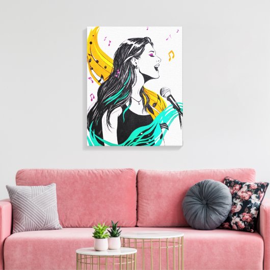 Stemstroom'24 Canvas Afdruk (Insitu (Woonkamer))