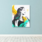 Stemstroom'24 Canvas Afdruk (Insitu (Houten vloer))