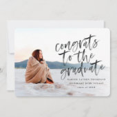 stemt in met de afstuderen aankondiging van het af (Voorkant)