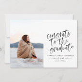 stemt in met de afstuderen aankondiging van het af (Voorkant)