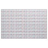 Stemteken wit patroon stof (Fat Quarter)