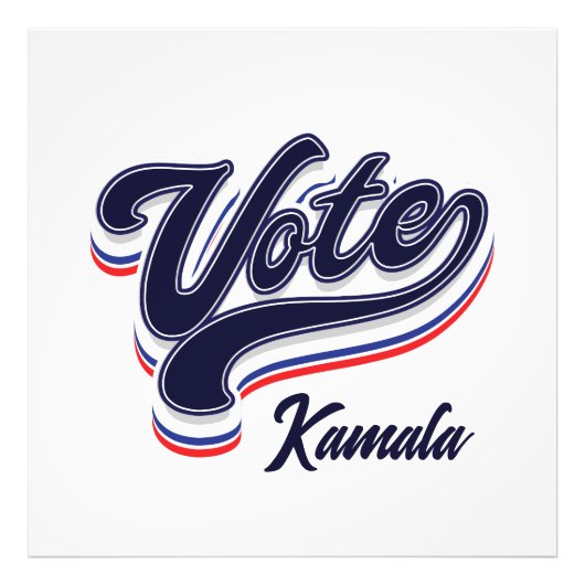 Stemtypografie - Verkiezingen Foto Afdruk (Voorkant)