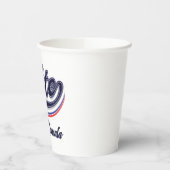 Stemtypografie - Verkiezingen Papieren Bekers (Links)