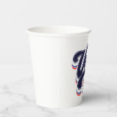 Stemtypografie - Verkiezingen Papieren Bekers (Rechts)