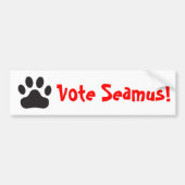 "Stemuitslag" bumpersticker (Voorkant)