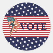 Stemuitslag Sticker (Voorkant)