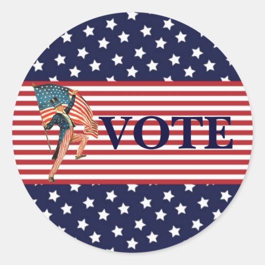 Stemuitslag Sticker (Voorkant)