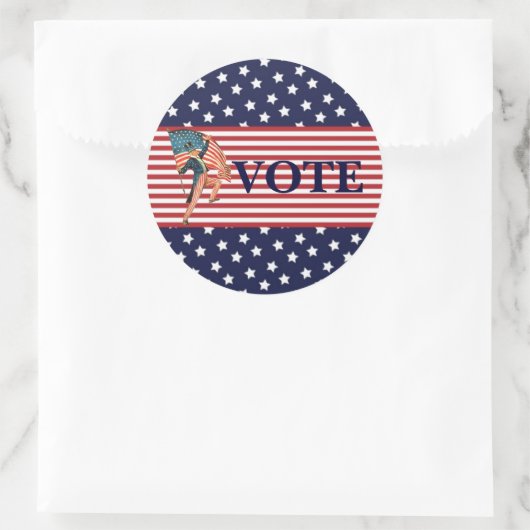 Stemuitslag Sticker (Tas)