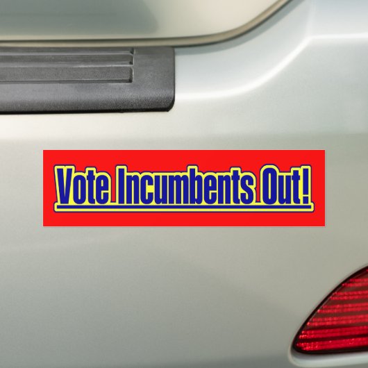Stemuitslagen Bumpersticker (Op auto)