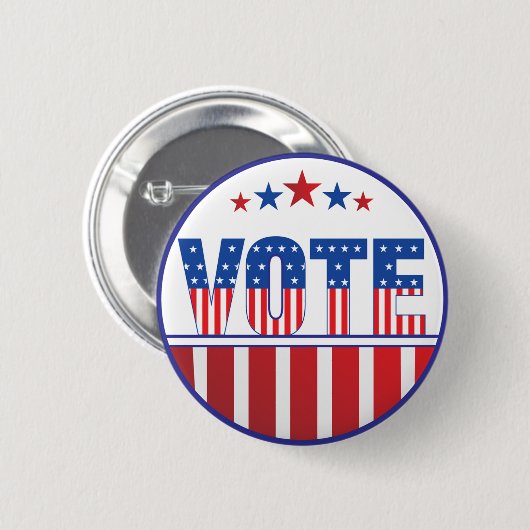 Stemverkiezingen Ronde Button 5,7 Cm (Voorkant /achterkant)