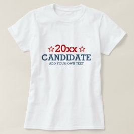 Stemverkiezingen voeg uw eigen gepersonaliseerde t t-shirt