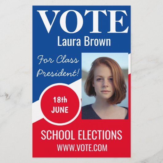 Stemverkiezingscampagne sjabloon flyer (Voorkant)