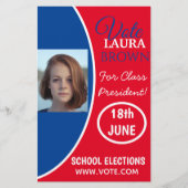 Stemverkiezingscampagne sjabloon flyer (Voorkant)