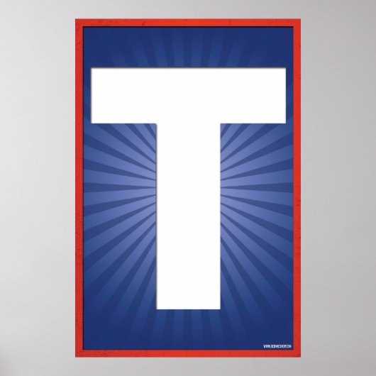 Stemverklaring T Poster (Voorkant)