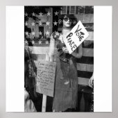 Stemvrede, zwart-wit afdrukken poster (Voorkant)