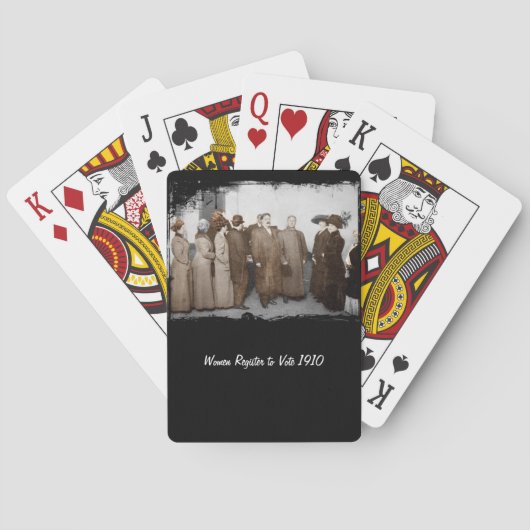 Stemvrouw Pokerkaarten (Achterkant)