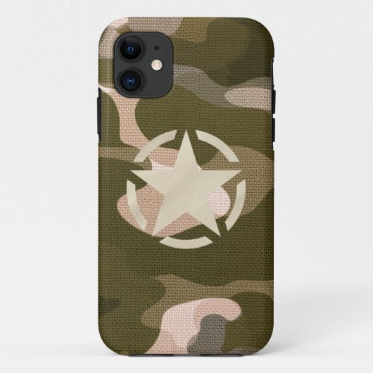 Stencil Decal op Camo Style Case-Mate iPhone Case (Achterkant)