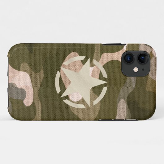 Stencil Decal op Camo Style Case-Mate iPhone Case (Achterkant (horizontaal))