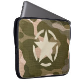 Stencil  Decal op Camo Style Laptop Sleeve (Voorkant Rechts)