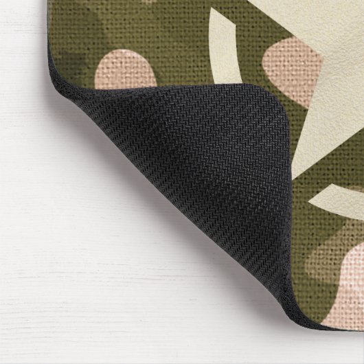 Stencil  Decal op Camo Style Muismat (Hoek)