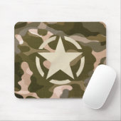 Stencil  Decal op Camo Style Muismat (Met muis)