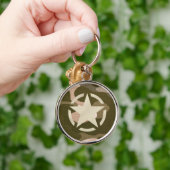 Stencil Decal op Camo Style Sleutelhanger (Hand)