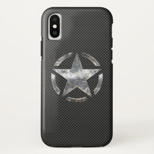 Stencil decentraal koolstofvezel Case-Mate iPhone case