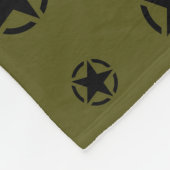 Stencil  Decimaal op camouflage kleur Fleece Deken (Hoek)