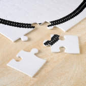 Stencil DJ-hoofdtelefoon Legpuzzel (Zijkant)