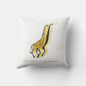 stencil Giraffes Kussen (Achterkant)